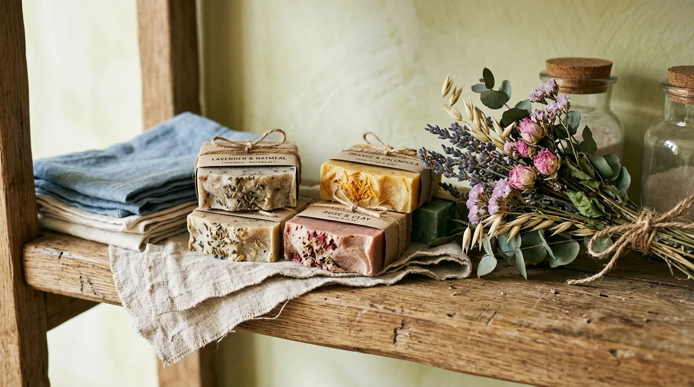 Bring in wood tones for lived-in warmth inspiration for a cottagecore laundry room.